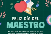 ¡Feliz día del Maestro!