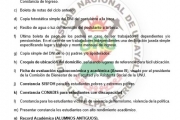 Requisitos Beca Alimentaria - Comedor Universitario