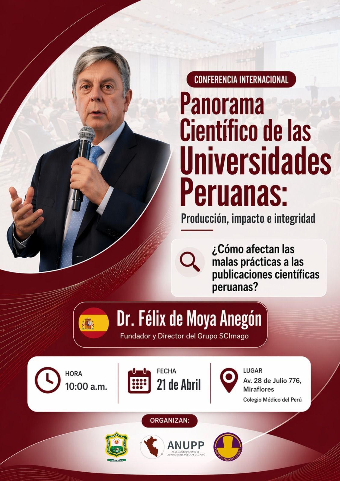 Conferencia Internacional Panorama Cientifico Universidades Peruanas