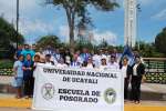 La Escuela de Posgrado, se hizo presente en el desfile cívico con motivo a celebrar el aniversario número 43 de nuestra querida Universidad Nacional de Ucayali.